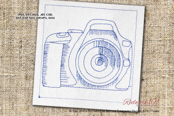 Digital Camera Redwork